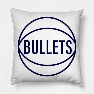 Defunct Capital Bullets Basketball 1974 Pillow