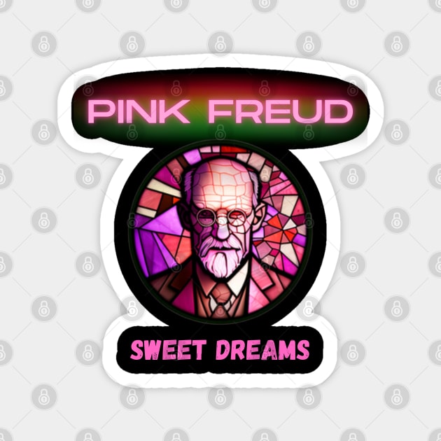 PINK FREUD, sweet dreams Magnet by Pattyld