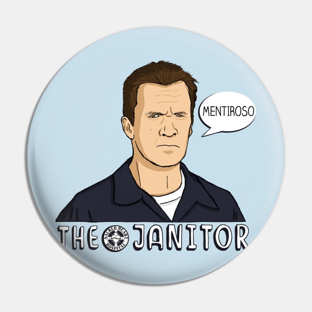 The Janitor Pin by FrancisMacomber