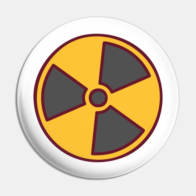 Warning Symbol, Nuclear Radiation Symbol Pin by Islanr