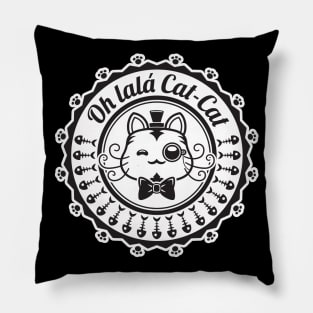 Oh lala elegant cat Pillow