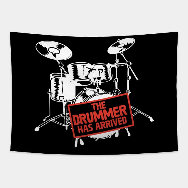 The Drummer Has Arrived Tapestry by Issho Ni