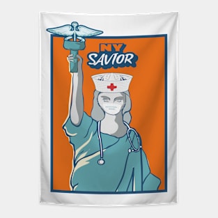 New York Nurse Tapestry