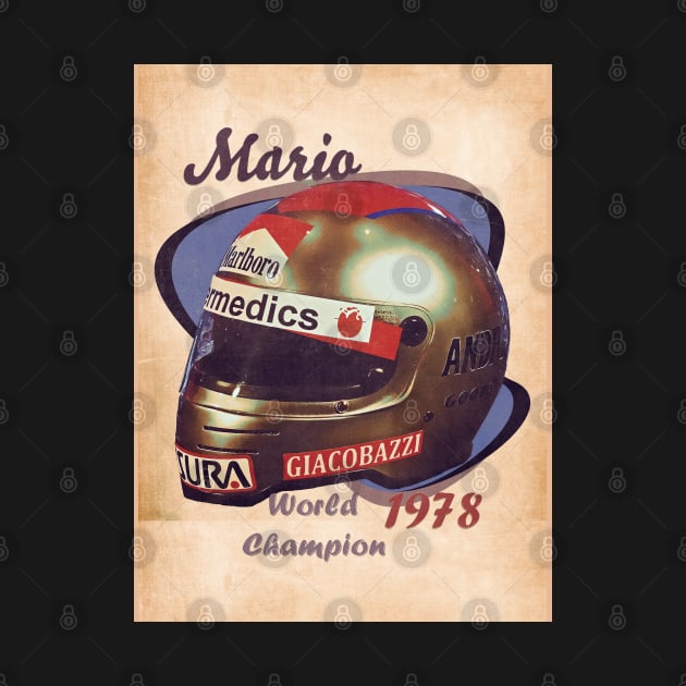 1978 Mario Andretti by Popcult Posters