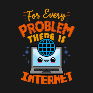 Funny Cute Kawaii Internet Techie Gift For Techies T-Shirt