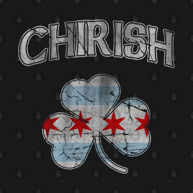 Chirish Chicago Flag Shamrock by E