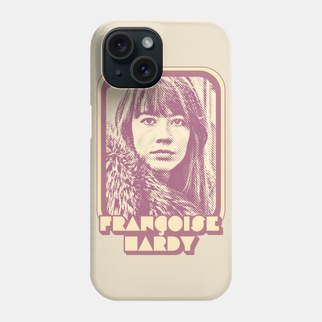 Francoise Hardy / Retro Francophile Design Phone Case by DankFutura