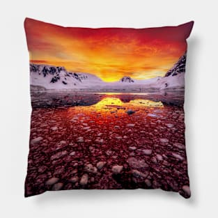 Antarctic Sunrise Pillow