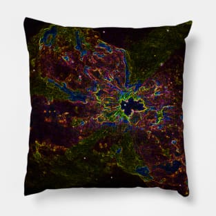 Black Panther Art - Glowing Edges 210 Pillow