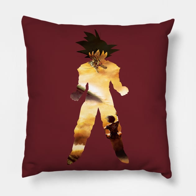 Goku and Shenron Pillow by Amerch