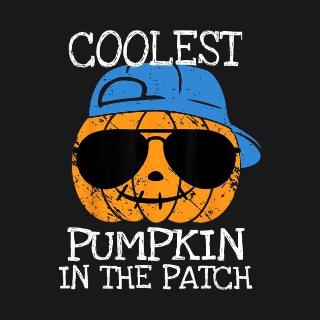 Coolest Pumpkin In The Patch Halloween Boys Girls Teens by everetto