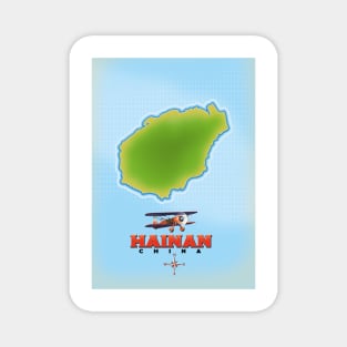 Hainan China map Magnet