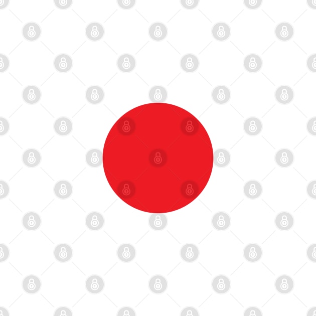 Japan Flag by DetourShirts