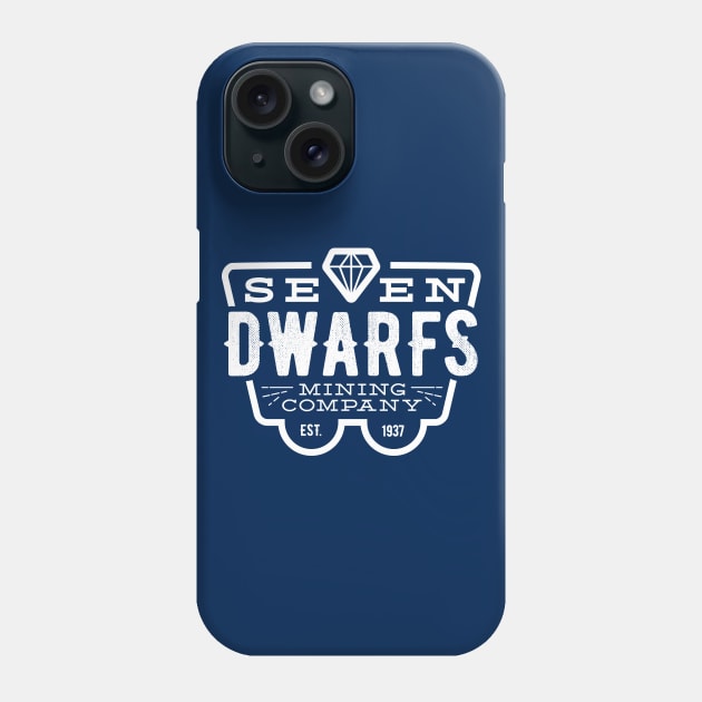 Seven Dwarfs Mining Co. – White Phone Case by Nathan Gale