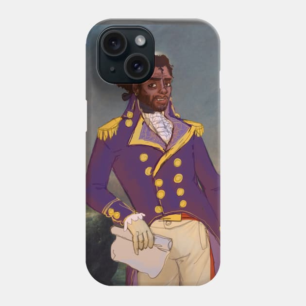 Lafayette Hamilton Fanart Phone Case by tessav11