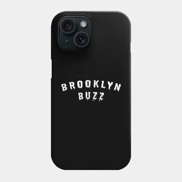 Brooklyn Buzz White Logo Phone Case by Brooklyn Buzz 
