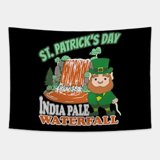 St Patricks Day India Pale Beer Waterfall Tapestry