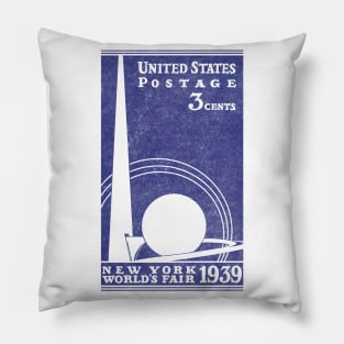 1939 World’s Fair postage Pillow