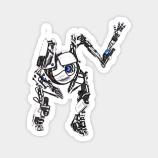 Portal 2 Atlas Waving Hello Magnet