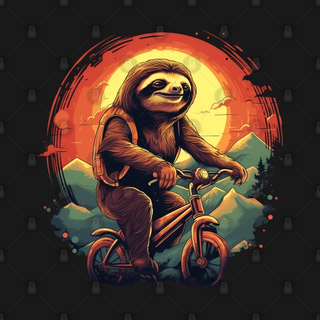 Happy Sloth Bicycle Team by origato