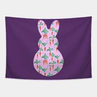 Bunny Carrots Tapestry