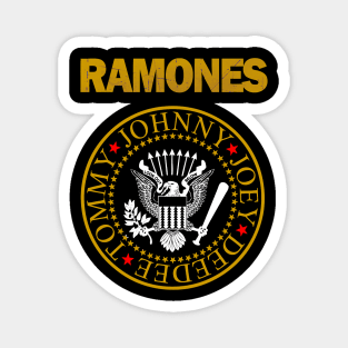 Ramones Band Legacy Lives On Punk Perseverance  Logo Magnet