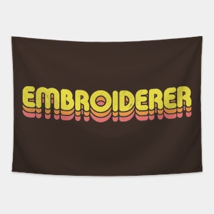 Retro Embroiderer Tapestry