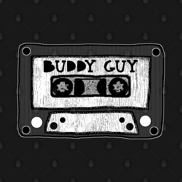 buddy guy cassette black and white by kurokurosaki