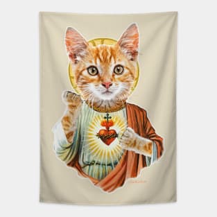 Jesus cat Tapestry