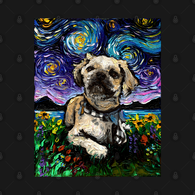 Discover Shih Tzu Night 3 (full image) - Shih Tzu - T-Shirt