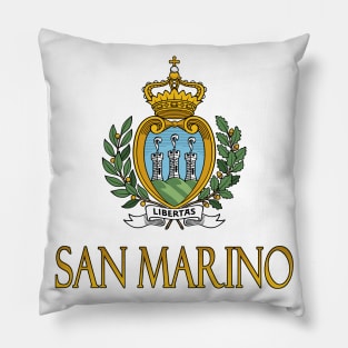 San Marino - Coat of Arms Design Pillow