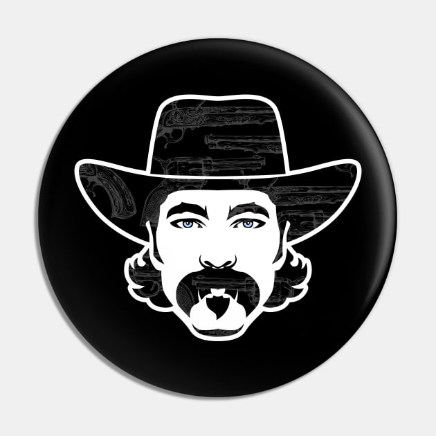 Iconic Doc Holliday Pin by Ratscape