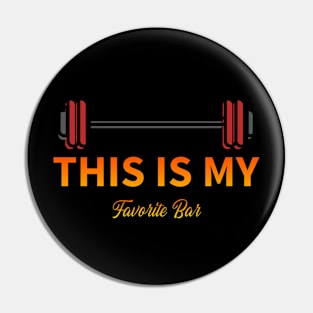 This is My Favorite Bar Pin