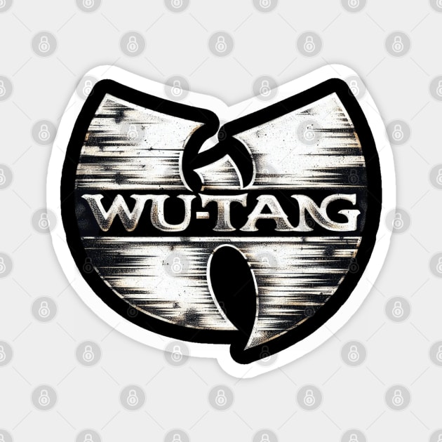 Wutang Distressed effect Magnet by thestaroflove