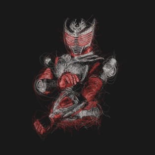 Kamen Rider Ryuuki Scribble Art T-Shirt