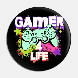 Gamer For Life Pin