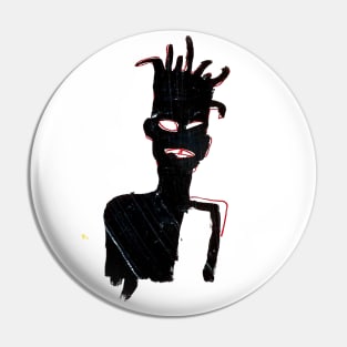 Basquiat Style Pin