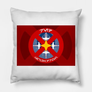 Red Squadron - Art Print Series Pillow