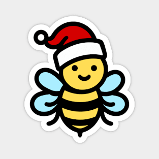 Santa Bee Magnet