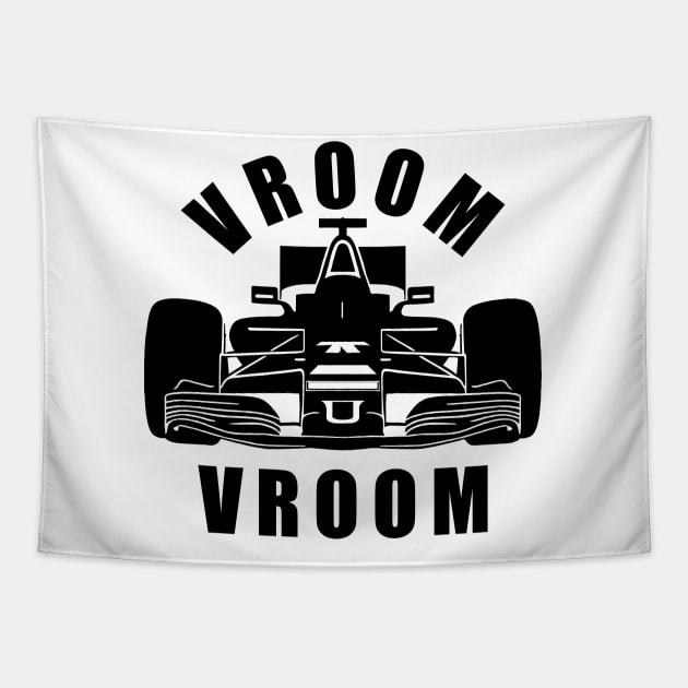 Formula One Vroom Vroom | F1 Tapestry by TMBTM