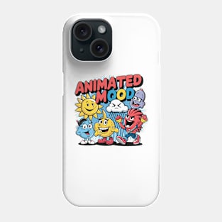 Animated Mood - Colorful Emotion Characters Phone Case