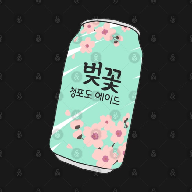 Korean Sakura Soft Drink by PeachPantone