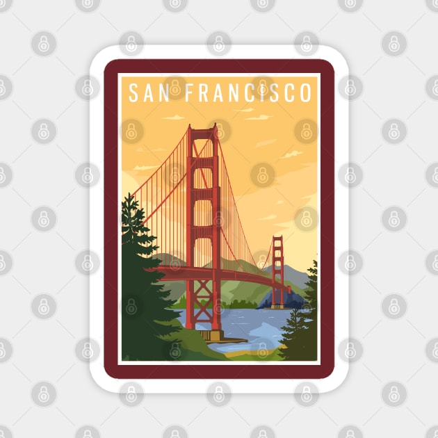 San Francisco Magnet by Zakaria Azis
