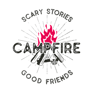 Camp Fire Scary Stories T-Shirt