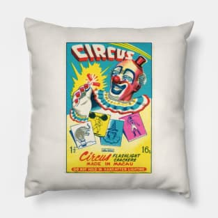 VINTAGE FIRECRACKER CIRCUS Pillow