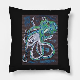 Blue-ringed Octopus Pillow