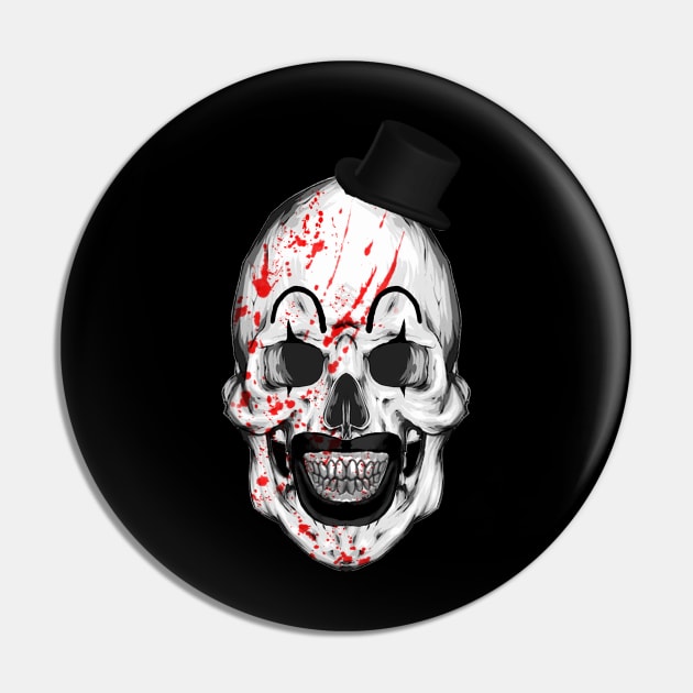 Bloody Art Skull Pin by ANewKindOfFear