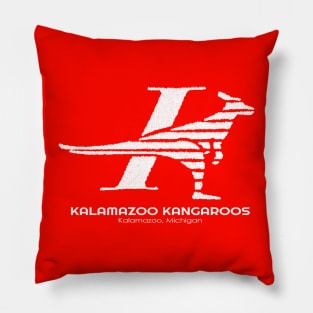 Defunct Kalamazoo Kangaroos Soccer 1985 Pillow