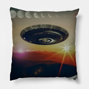 UFO Sign Pillow