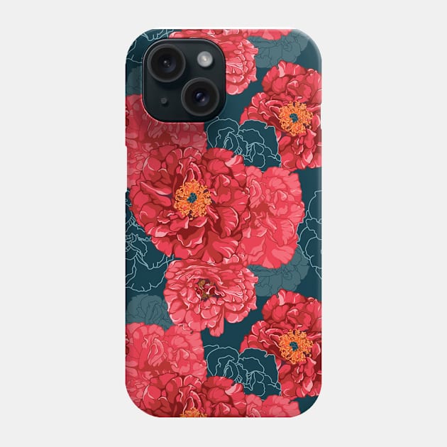 Red roses are blooming 2 Phone Case by Joy8046